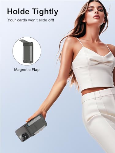 for MagSafe Wallet Works with Apple Find My, Strongest Magnetic Wallet - color: Green