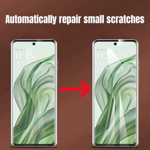 3pcs Dust-Proof Hydrogel film for Motorola Razr+ 2025 6.9" Soft TPU Screen Protector HD Clear Gel film Fingerprint-unlocked Ultra-thin Automatic Repair