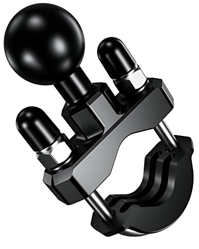 BRCOVAN 1'' Ball Handlebar U-Bolt Mount, Fit Rails Diameter 0.5'' to 1.26''