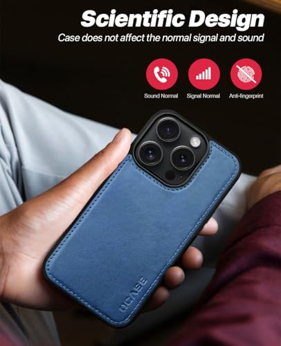 OCASE for iPhone 16 Pro Case Detachable Wallet Case with Card Holder, 2 in 1 Pu Leather Flip Folio with RFID Blocking Stand Wrist Strap Shockproof Phone Cover 6.3 Inch 2024, Light Blue - color: Light Blue, size: iPhone 16 Pro