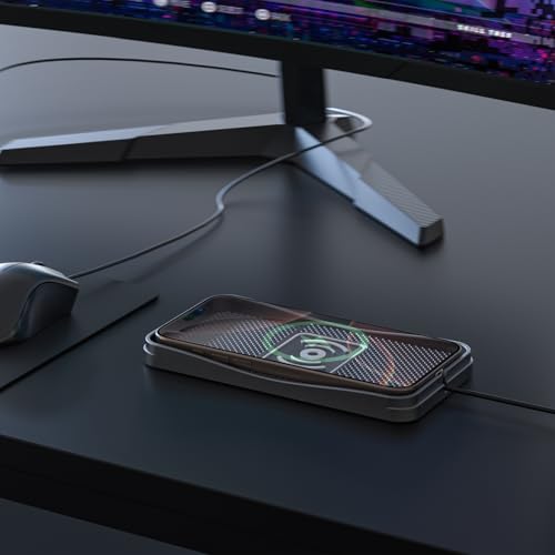 Wireless car Charger Charging pad 15W Fast Wireless Phone Charger Non Slip FastCharger for car Cell Phone Cordless Charging mat Compatible with iPhone 16/15/14/13/12 Pro Max,Samsung S23 S22 S20(S13)