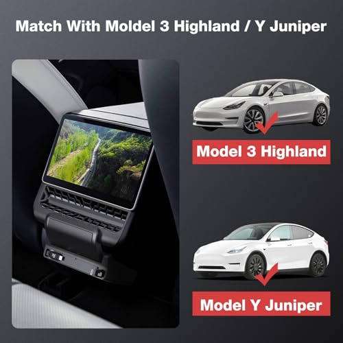 Retractable Cord Car Charger Dock for Model 3 Highland/Model Y Juniper