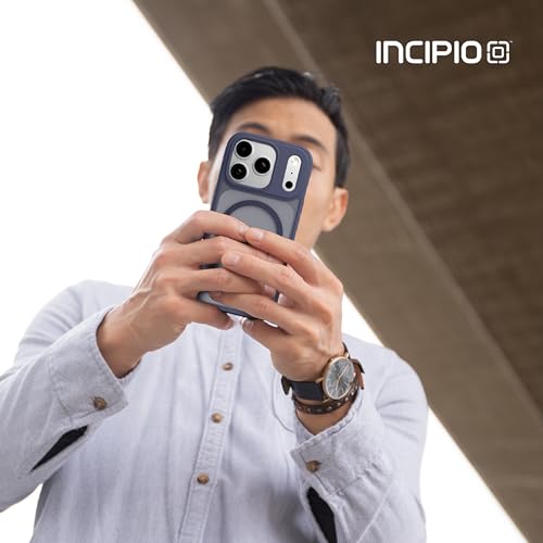 Incipio - Fog iPhone 17 Pro, Magsafe Compatible Phone Case, 10ft Drop Tested, Ultra Durable & Shock Absorbing, Scratch Resistant & Slim Profile (Navy) - color: Navy, size: iPhone 17 Pro