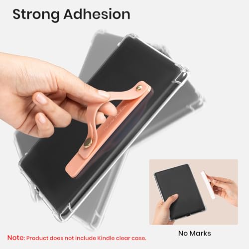CoBak Hand Strap Holder for Kindle/Tablet - Lightweight TPU - color: Papaya-Whip