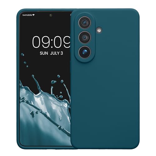 kwmobile Case Compatible with Samsung Galaxy S26 Case - Slim TPU Silicone Phone Cover - Soft Touch Finish - Teal Matte - color: teal matte, size: Galaxy S26