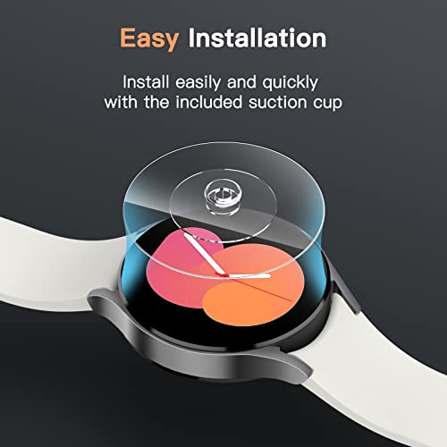 JETech Screen Protector for Samsung Galaxy Watch FE/5/4 40mm, 3-Pack | Tempered Glass Protection, HD Clear, Anti-Scratch Design - size: Galaxy Watch FE/5/4 40mm