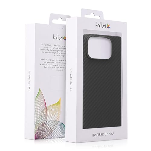 kalibri Aramid Fiber Case Compatible with Google Pixel 10 Pro Fold - Case Super Slim Strong Protective Phone Cover - Black Matte - size: Pixel 10 Pro Fold