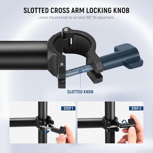 NEEWER Overhead Camera Mount with Phone Clip - style: DS009(2-Section)