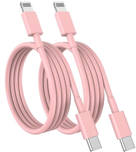 USB C to Lightning Cable, Compatible iPhone 14/13/12/11, Lightning Devices - color: pink, size: 10ft
