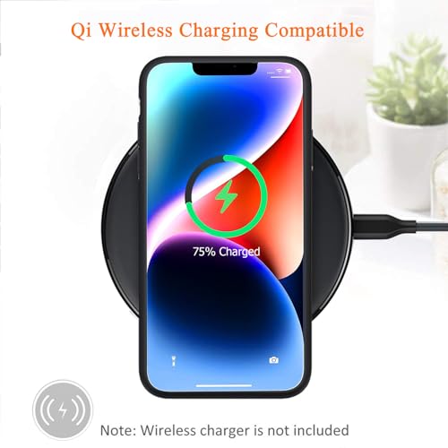 Battery Case for iPhone 14, Upgraded 10000mAh Rechargeable Portable Charging Case with Wireless Charging Compatible for iPhone 14 (6.1 inch) with Carplay Extended Battery Pack Charger Case (Black) - size: iPhone 14