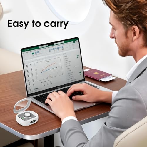 Wireless Charging Case Compatible with Ou-ra Ring Gen 5/4/3 Charger, 2000mAh Portable Charging Case with LED Display for Fitness & Travel, 30-Day Runtime (Official Charger Not Included) White - color: White