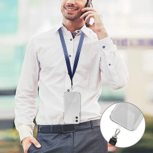 COCASES Phone Tether Tab, Phone Lanyard Strap Tab, 2 Pack Transparency - color: White