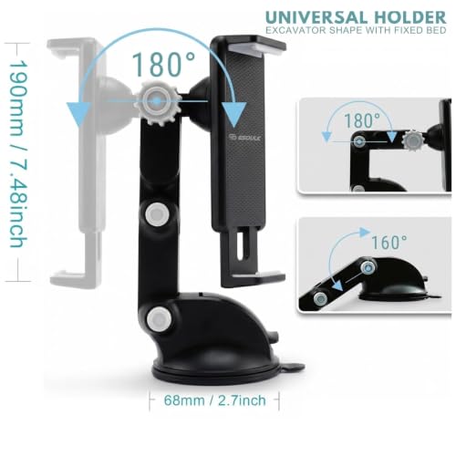 Universal Car Mount Windshield Dashboard Holder for Phone iPad Stand