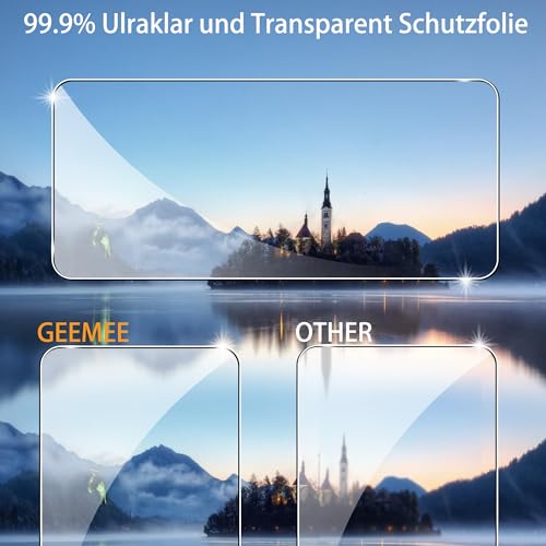 for Xiaomi Poco X6 Pro 5G Screen Protector with Camera Lens Protector, 9H Hardness Anti-Scratch Tempered Glass flim, Case Friendly, Anti-Fingerprint,Anti-Scratch (2+2 PACK) - color: Xiaomi Poco X6 Pro