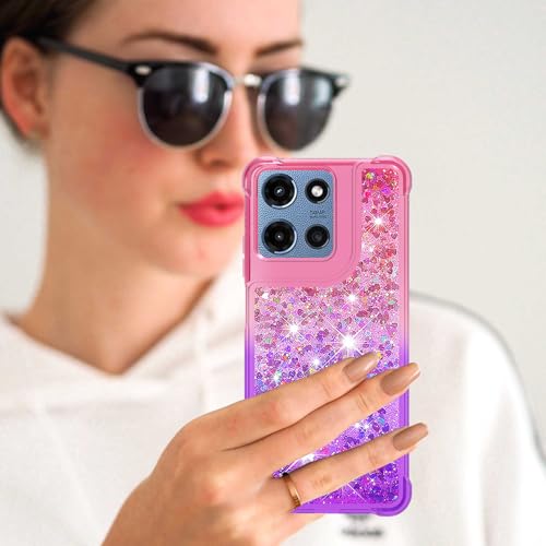 for Moto G 2025/2026 Case, Moto G Play 2026 Phone Case, Pink Purple - color: Pink Purple