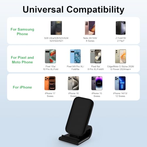 Pixel 11 Wireless Charger Stand for Google Pixel 11/10 Pro XL/Fold/9 Pro/8a - color: Black
