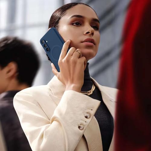 for Galaxy A16 5G Case,Magnetic,Wireless Charging,Slim Blue - color: Blue