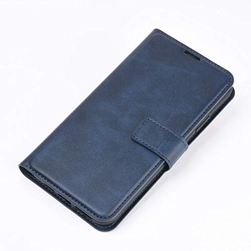 Flip Case for Motorola One 5G UW Ace Wallet Leather Magnetic Protective Cellphone Case for Moto One 5G Ace 2021 / Moto G 5G Folio Book Cover & Stand (Blue) - color: Blue
