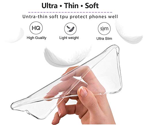 Compatible with Samsung Galaxy S21 Ultra 5G Clear Phone Cases, Shockproof Flexible TPU Protective Cover,Drop-Protection and Anti-Scratch 6.8" S21 Ultra Clear