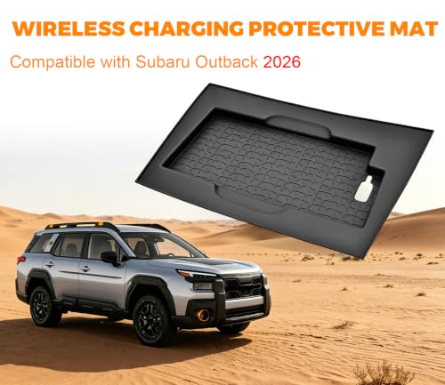 Wireless Charging Mat for 2026 Subaru Outback Accessories - size: For Subaru Outback 2026