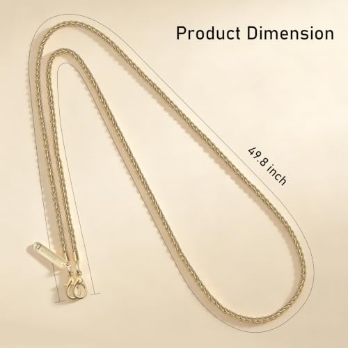 Metal Phone Chain Set,Crossbody Phone Lanyard and Wristlet Strap - color: Gold, size: Long