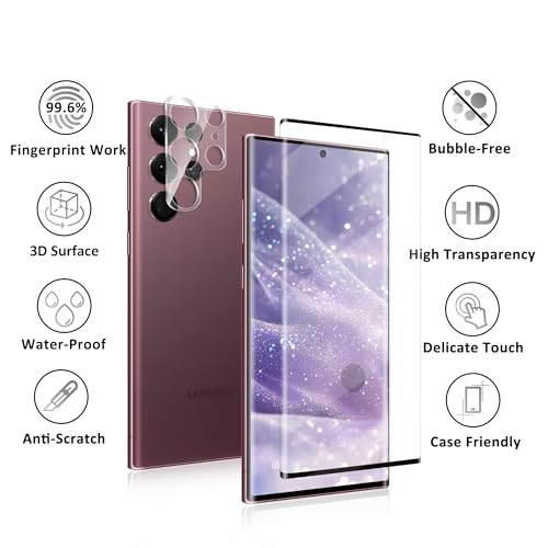 V-PORYADKU 2+2 Pack for Samsung Galaxy S22 Ultra Screen Protector - size: 6.82 inch