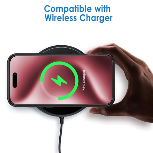 Battery Case for iPhone 16 Pro Max, 12000mAh Rechargeable Portable Protective Extended Charger Case Wireless Charging Compatible with iPhone 16 Pro Max (6.9 inch) - Black - size: iPhone 16 Pro Max (6.9 inch)