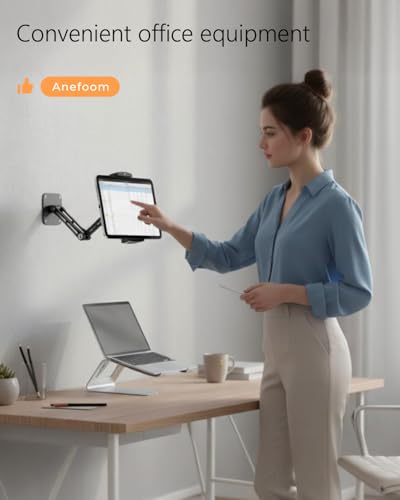 ipad Wall Mount Holder, Heavy Duty Aluminium Extendable Tablet Wall Mount