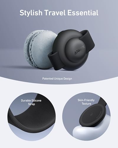 Anker MagGo UFO 3-in-1 MagSafe Compatible Qi2 15W Charging Station - color: Black Stone