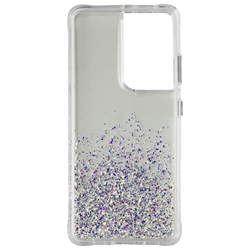 Case-Mate Samsung Galaxy S21 Ultra Case - 6.8" Twinkle Ombre Stardust -10ft Drop Protection with Wireless Charging, Luxury Bling Glitter Cover for S21 Ultra 5G, Anti Scratch, Shock Absorbing Materials - color: Twinkle Stardust