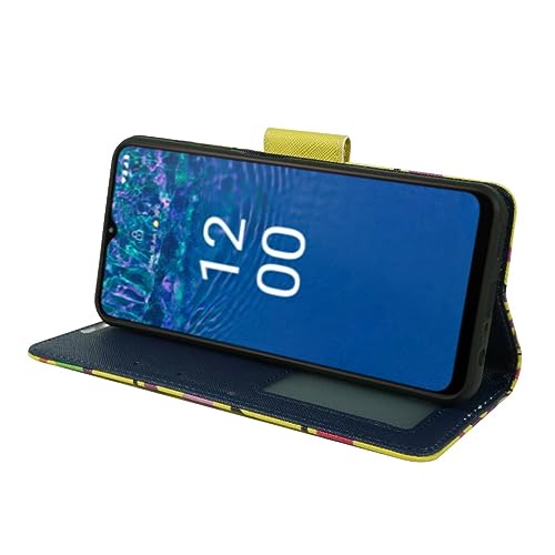 Zase Design for Nokia G310 5G (2023) Wallet Phone Case Protective Cover Cute Design Premium PU Leather Flip Folio Magnetic Closure w/Kickstand ID Card Slot Wrist Strap (Smiley Face) - color: Smiley Face