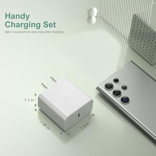 45W Samsung Super Fast Charger,Android Charger Fast Charging Block 45W USB C Type C Wall Charger Power Adapter Wall Plug for Samsung Galaxy S26 Ultra/S26+/S25/S24/S23/S22/Z Fold8 Ultra/Flip8,Tab S11