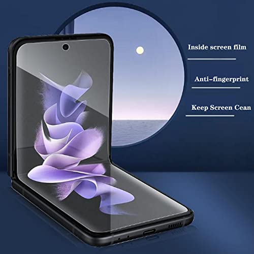 3 Pack Matte Screen Protectors for Samsung Galaxy Z Flip 6, Inside Screen Self-Healing TPU Film Scratch-Resistant Bubble Free Sensitive Touch Ultra-Thin - size: for Z Flip 6