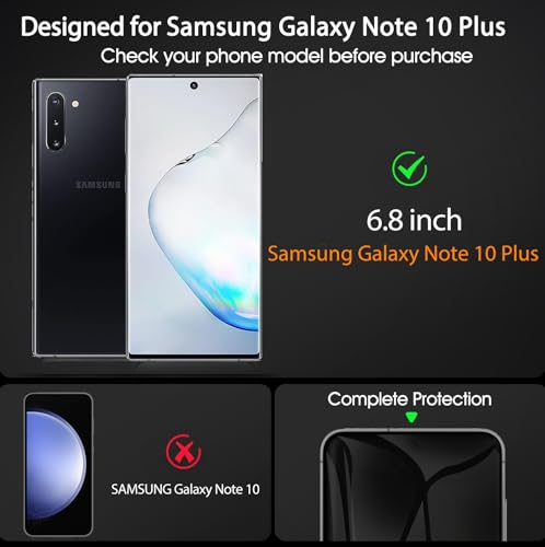 TPU Privacy Screen Protector for Samsung Galaxy Note 10 Plus, 3 Pack - size: Samsung Galaxy Note 10 Plus