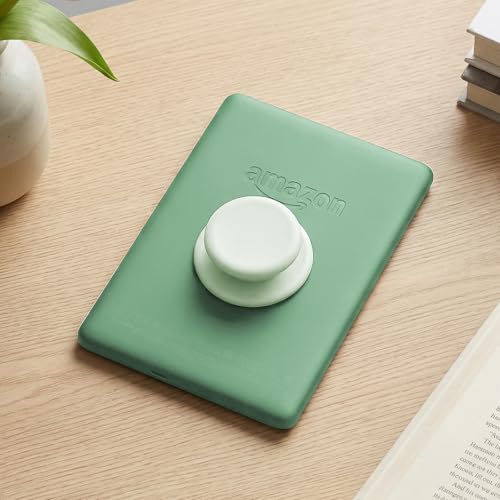 MOROCK Grip for Kindle with Kickstand and Magnetic Stand, Soft Silicone Magnetic Finger Grip for Kindle, iPhone and Smartphone, Cute Magnetic eReaders Holder, Matcha Green - color: Matcha Green