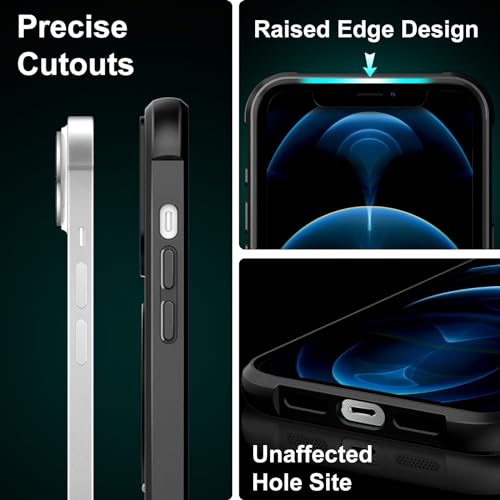 360°Magnetic Swivel Ring for iPhone 12/12 Pro case-Black - color: Black, size: iPhone 12 Pro