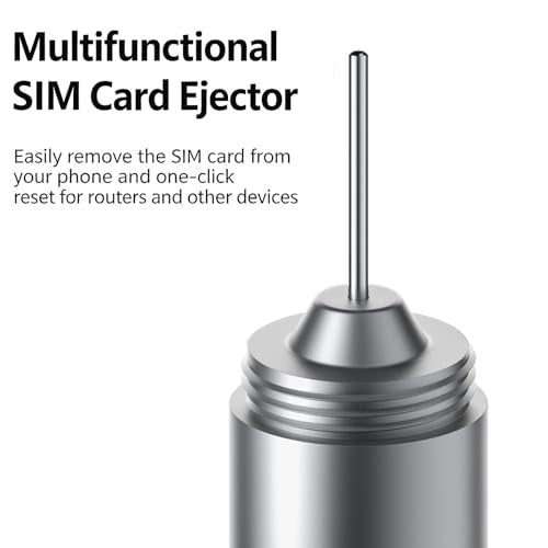 Portable Card Removal and Tool with Aluminum Construction with Builts in Keyring for Gadgets Card Ejector - color: A