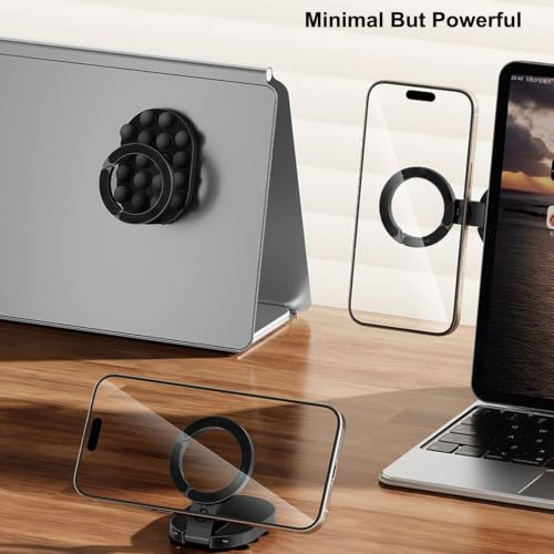 Magnetic Suction Phone Stand for MagSafe, Multifunctional Phone Mount