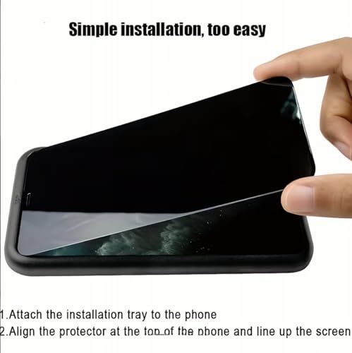 4 Pack Privacy Screen Protector for iPhone 16/15/14 Pro 6.1",Anti-Glare Anti-Spy Scratch Resistant Tempered Glass Film,Smooth Responsive Touch Anti-Scratch Glass,Easy to Install