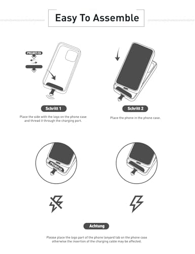 Phone Metal Tether Tab, Lanyard Patch, Phone Stand Key Ring, Ring Holder, Strap Tab - color: Silver, size: Spring