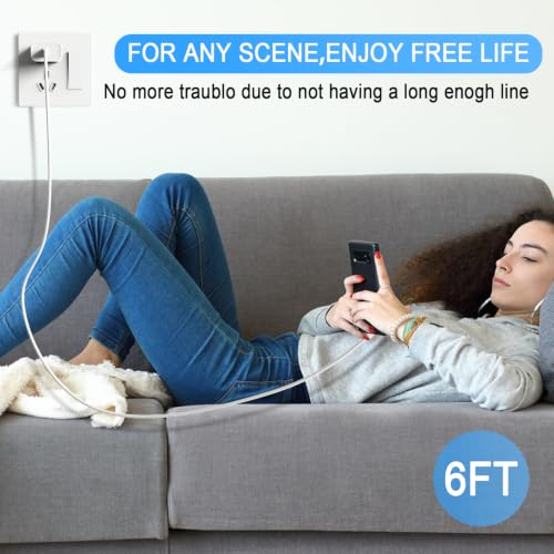 iPhone 17 16 15 Charger, USB C Charger, 4Pack Fast Wall Charging with Cable - size: Single Port 4 Pack