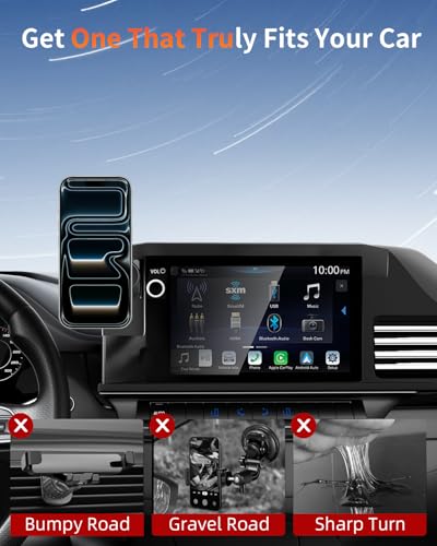 Magnetic Car Phone Holder for 2025 2026 Toyota Camry Accessories, for Toyota Camry XLE/XSE 12.3 Inch Screen Fixed Clip, 360° Rotation,Compatible with MagSafe - size: for 2025 2026 Toyota Camry 12.3 inch touch screen