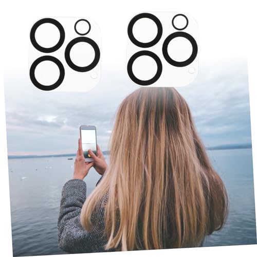 Uonlytech 5pcs Diamond Camera Lens Protector Films for Pro Scratch Resistant Finger Easy to Clean Fit for Mobile Lens Protection