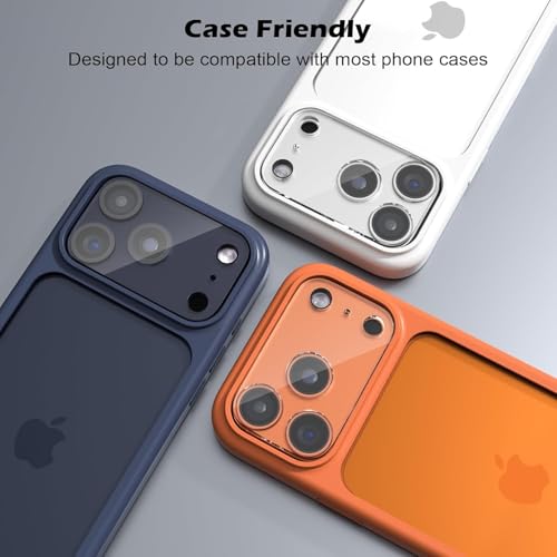 CloudValley 3 Pack for iPhone 17 Pro Max Camera Lens Protector - size: iPhone 17 Pro Max