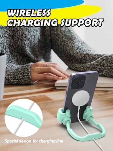 Stocking Stuffers for Teens Girls Boys Gifts Thumbs Up Cell Phone Stand - color: Purple & Green