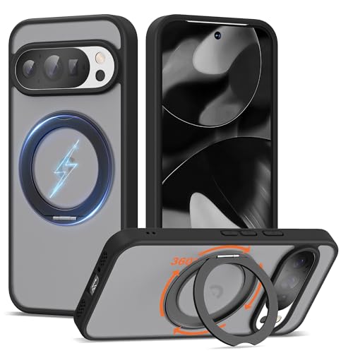 Compatible with Google Pixel 10/10 Pro Case with Stand 6.3",Black - color: Black, size: Google Pixel 10/Pixel 10 Pro