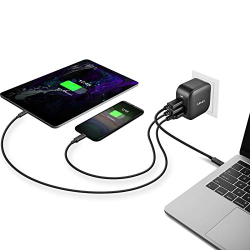 MINIX P1 66W Turbo 3-Port GaN Travel Wall Charger USB C Fast Power Adapter