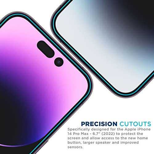Tech Armor Screen Protector for iPhone 14 Pro Max, Ballistic Glass, 3-Pack - size: iPhone 14 Pro Max-6.7 Inch