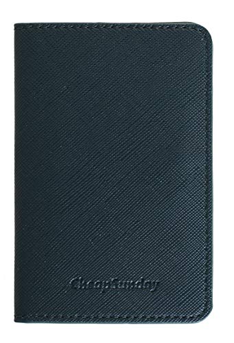ID Card Holder for Back of Phone Leather Phone Wallet Stick On with Stand Flip Waterproof Leather Adhesive Wallet for Most Cellphones (Green) - color: Green