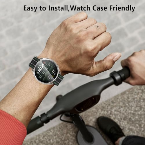 6-Pack Tempered Glass for Amazfit Cheetah 2 Ultra Watch 1.5" Screen Protector 47mm, AUUYYA 9H HD Clear Anti-Scratch Tempered Glass Protection Film for Amazfit Cheetah 2 Ultra, Bubble Free Anti Scratch - size: Amazfit Cheetah 2 Ultra